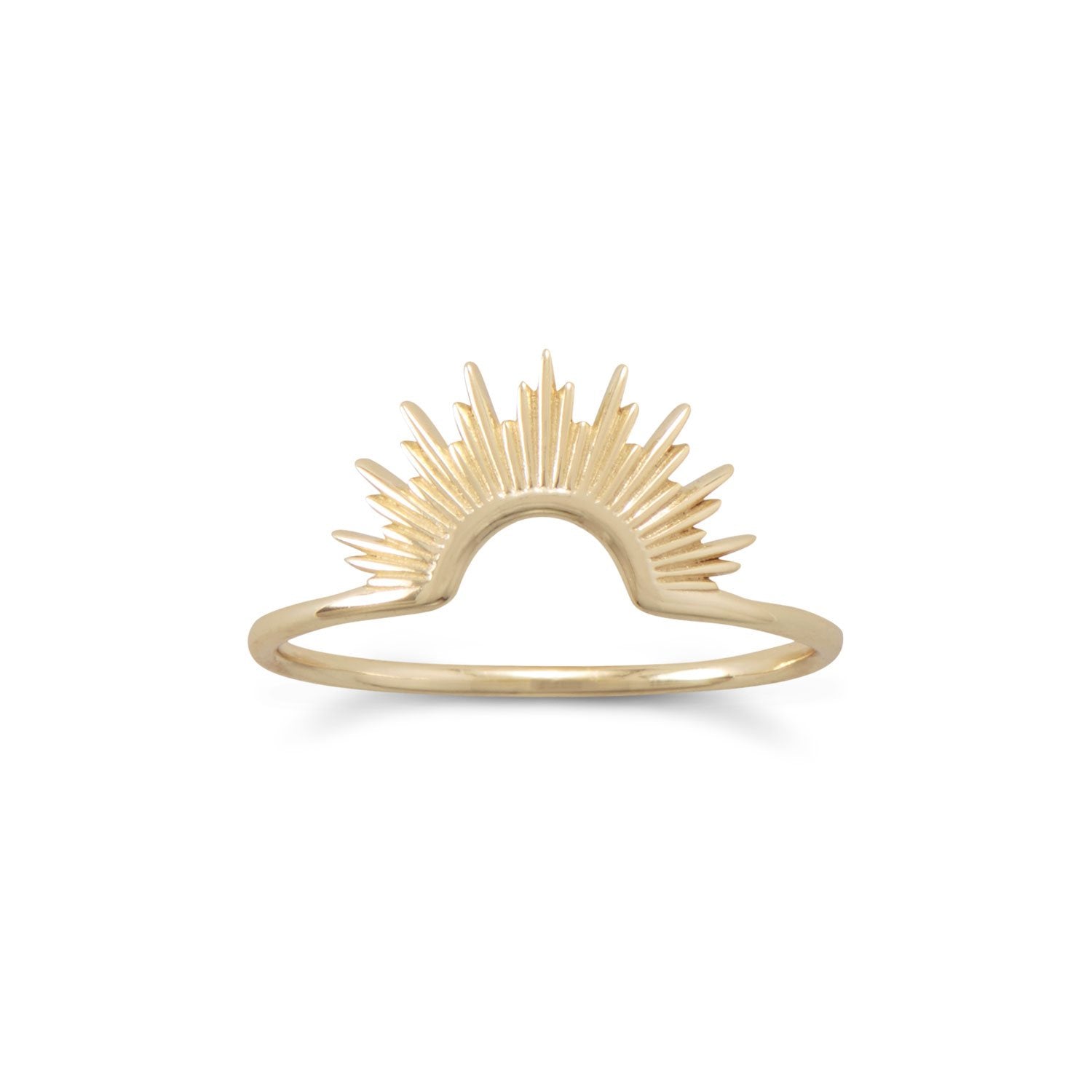 14kgp/925 Sunburst Ring