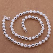 8MM Classic Beaded Necklace