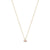 14kGP/925 Rose Quartz Bar Necklace