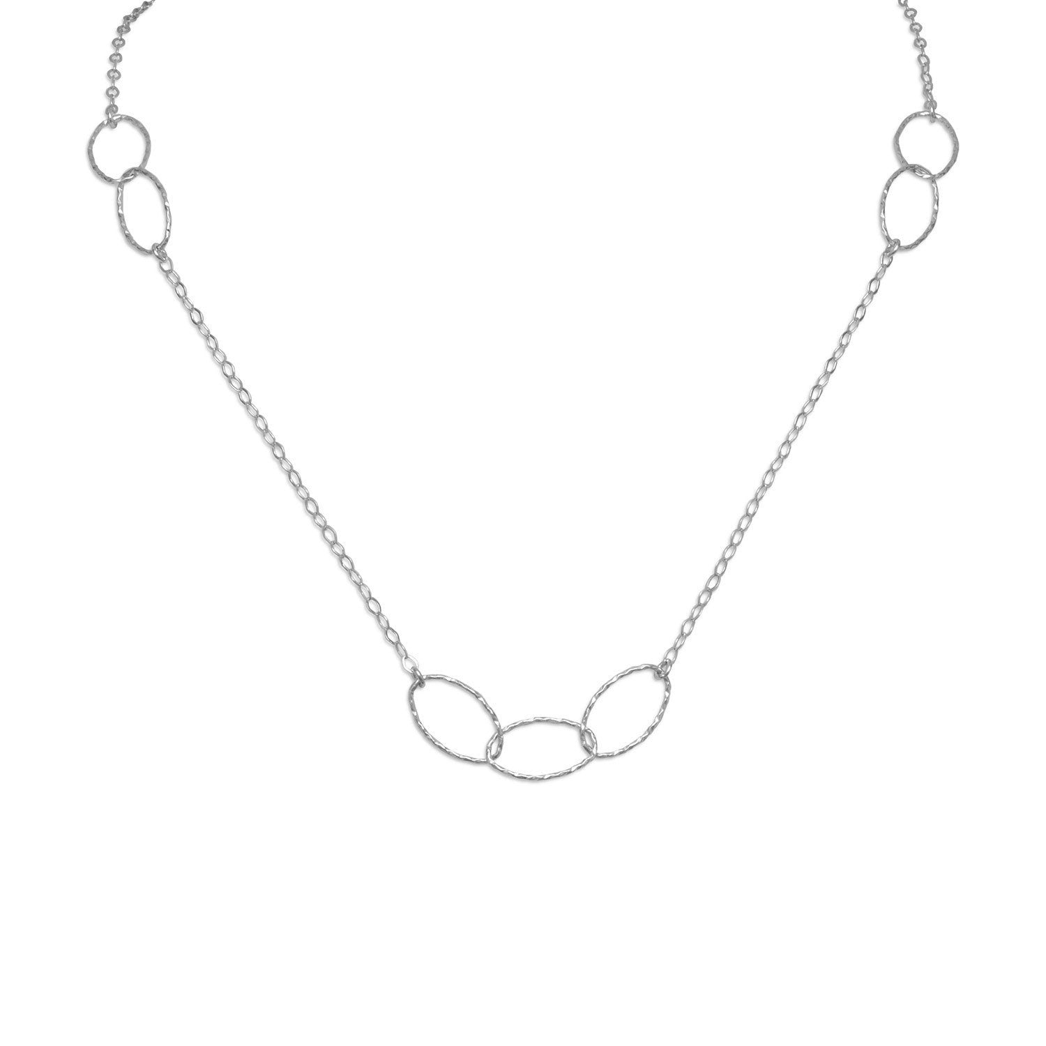 27.5" oval link necklace