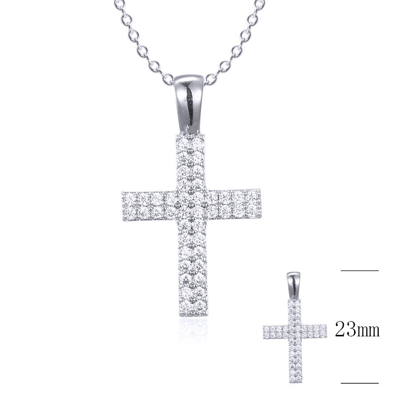 Small Flat Micropave Cross