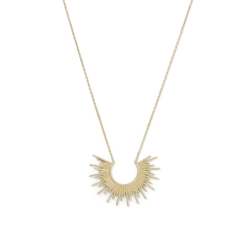 14kgp/925 Sunburst Necklace