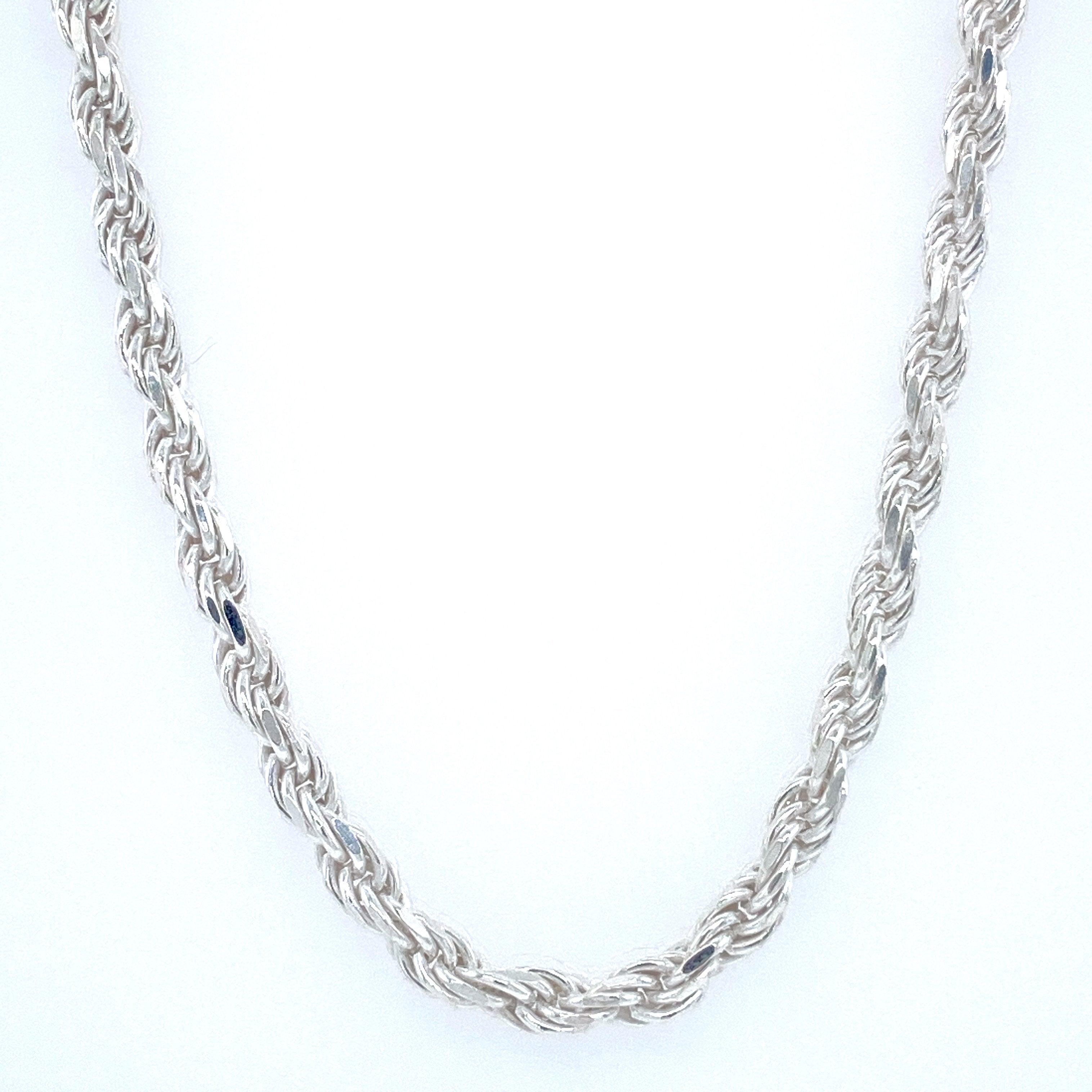 Sterling Silver Rope Chain