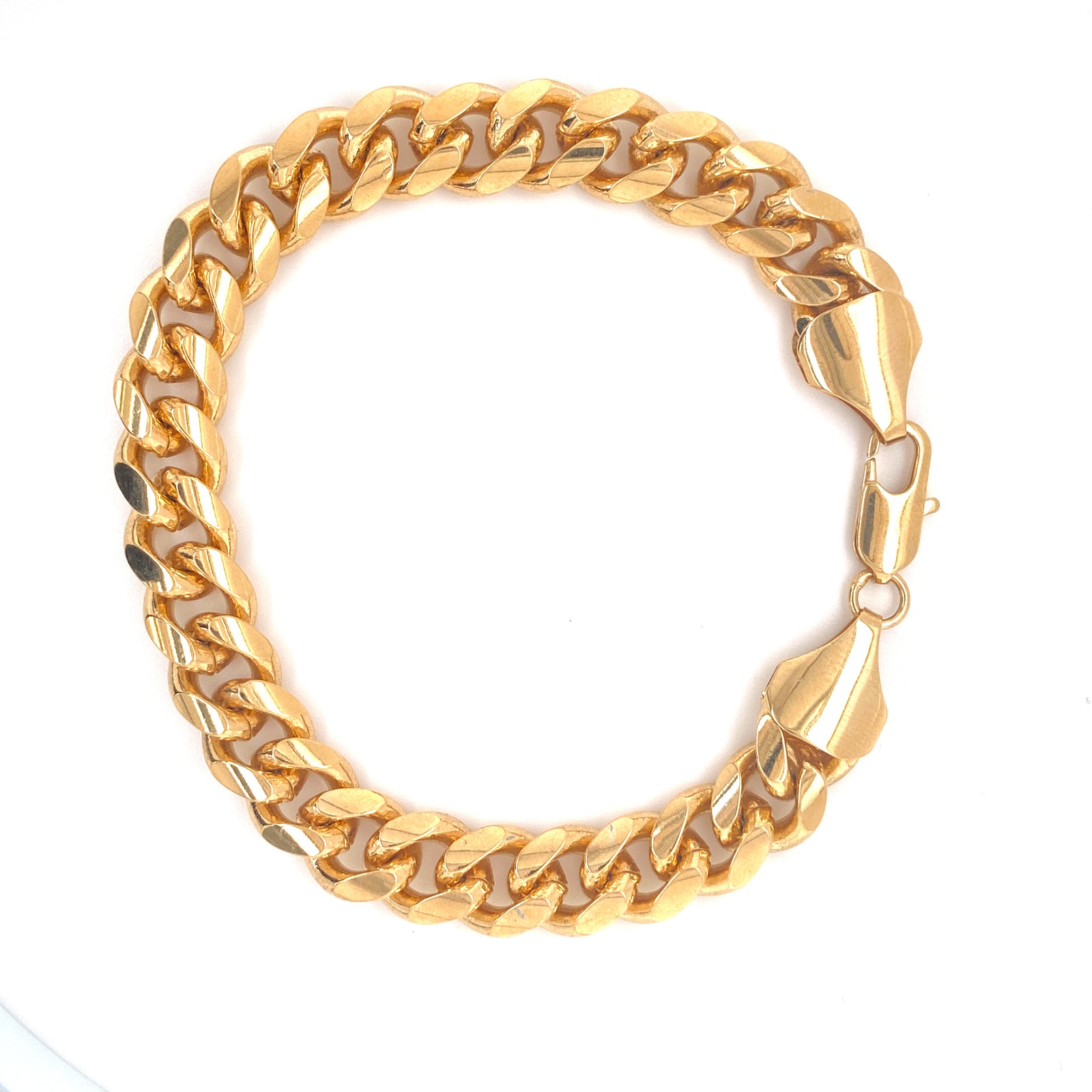 8” Brass/24K curb 34D