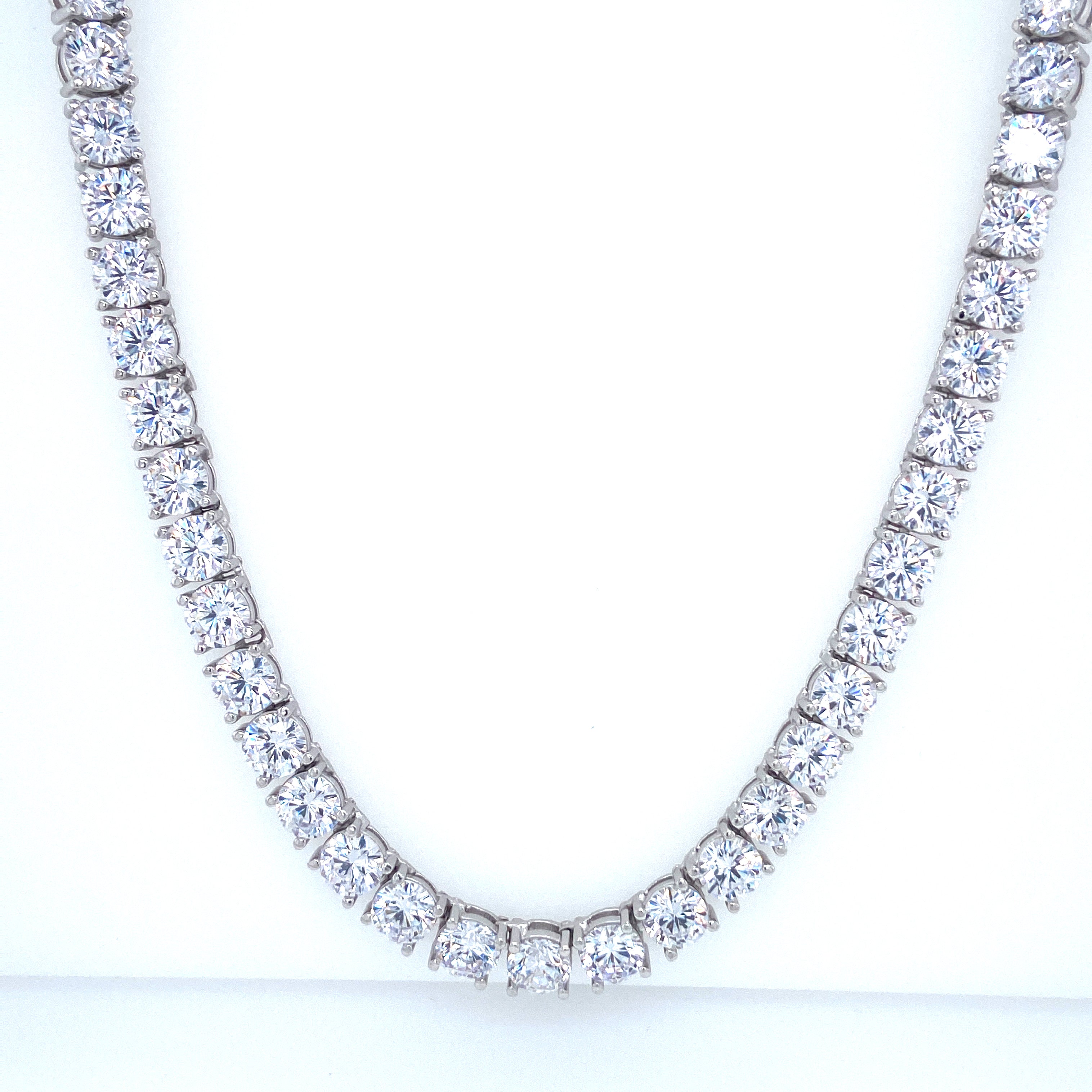 4mm Rhodium/925 Chain