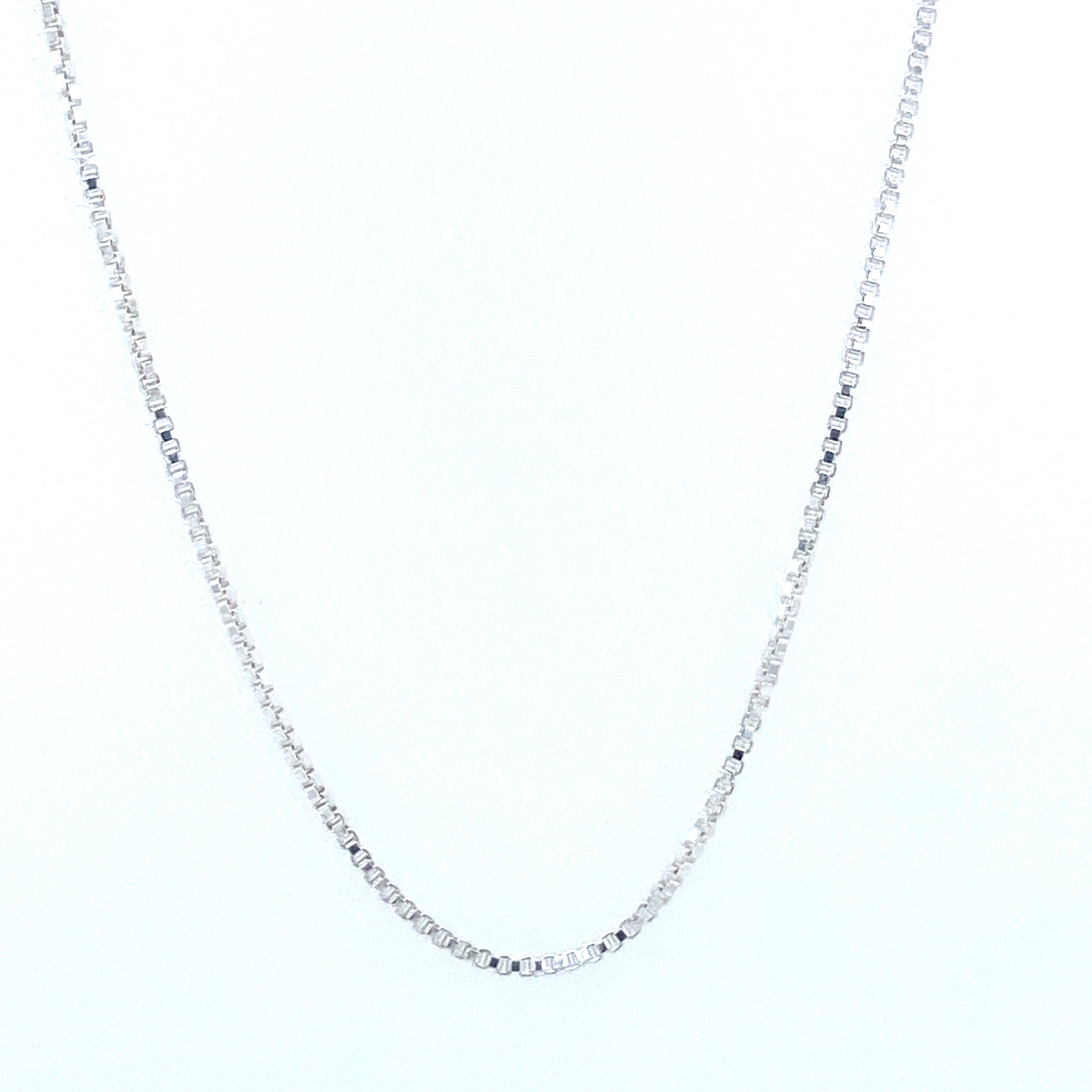 Sterling Silver Box Chain 015 Gauge