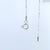 Sterling Silver Diamond Cut Beaded Chain With Rhodium