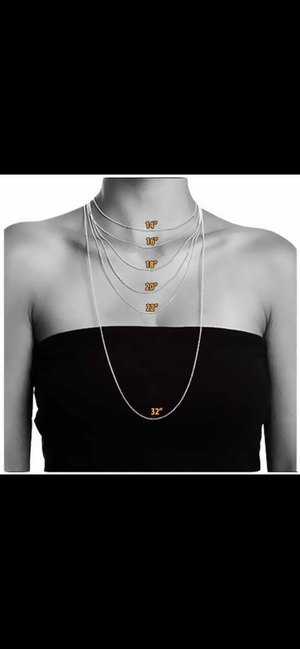 14KRGP/925 Cz baguette necklace