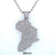 Africa W/Africa on Back Pendant