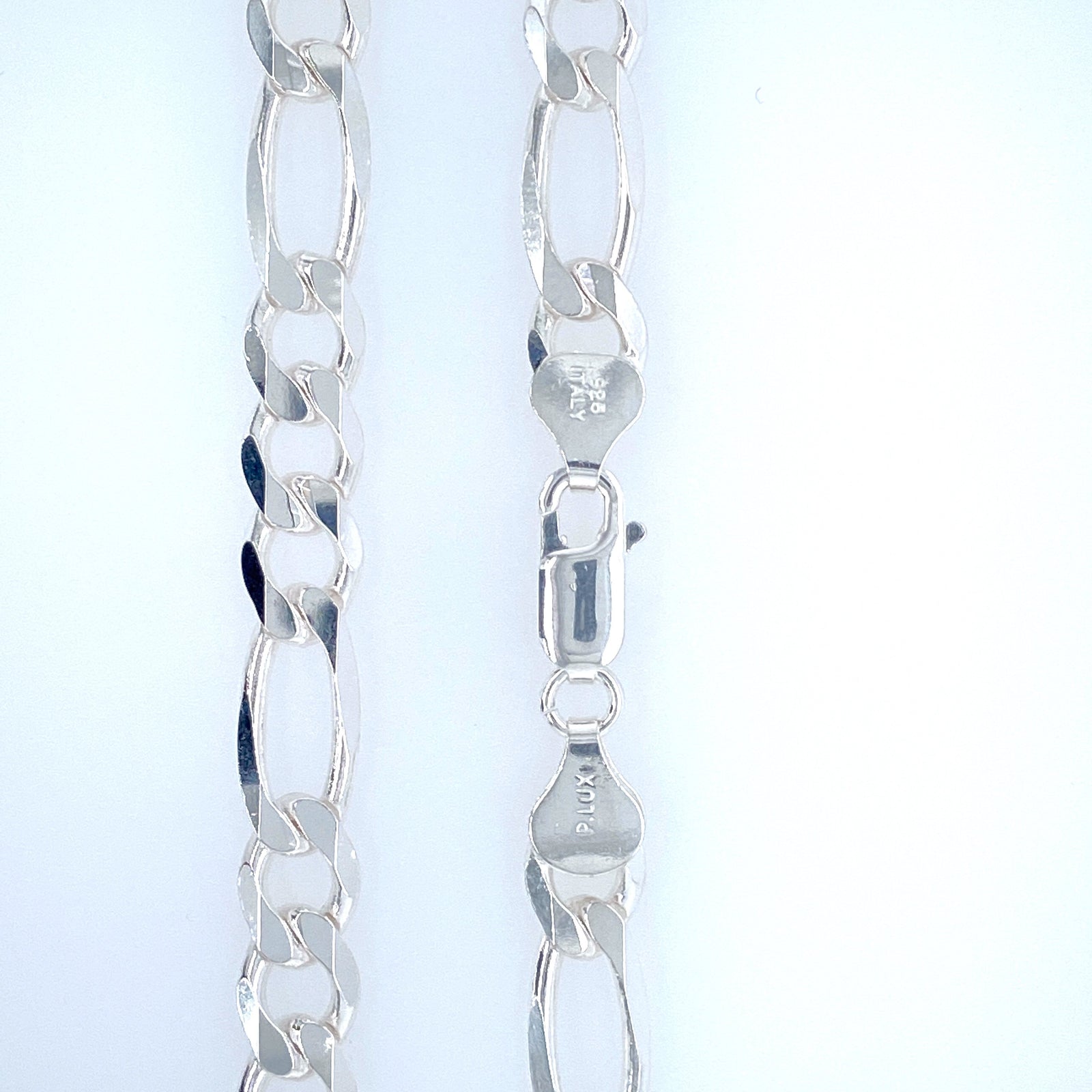 Sterling Silver Figaro Chain