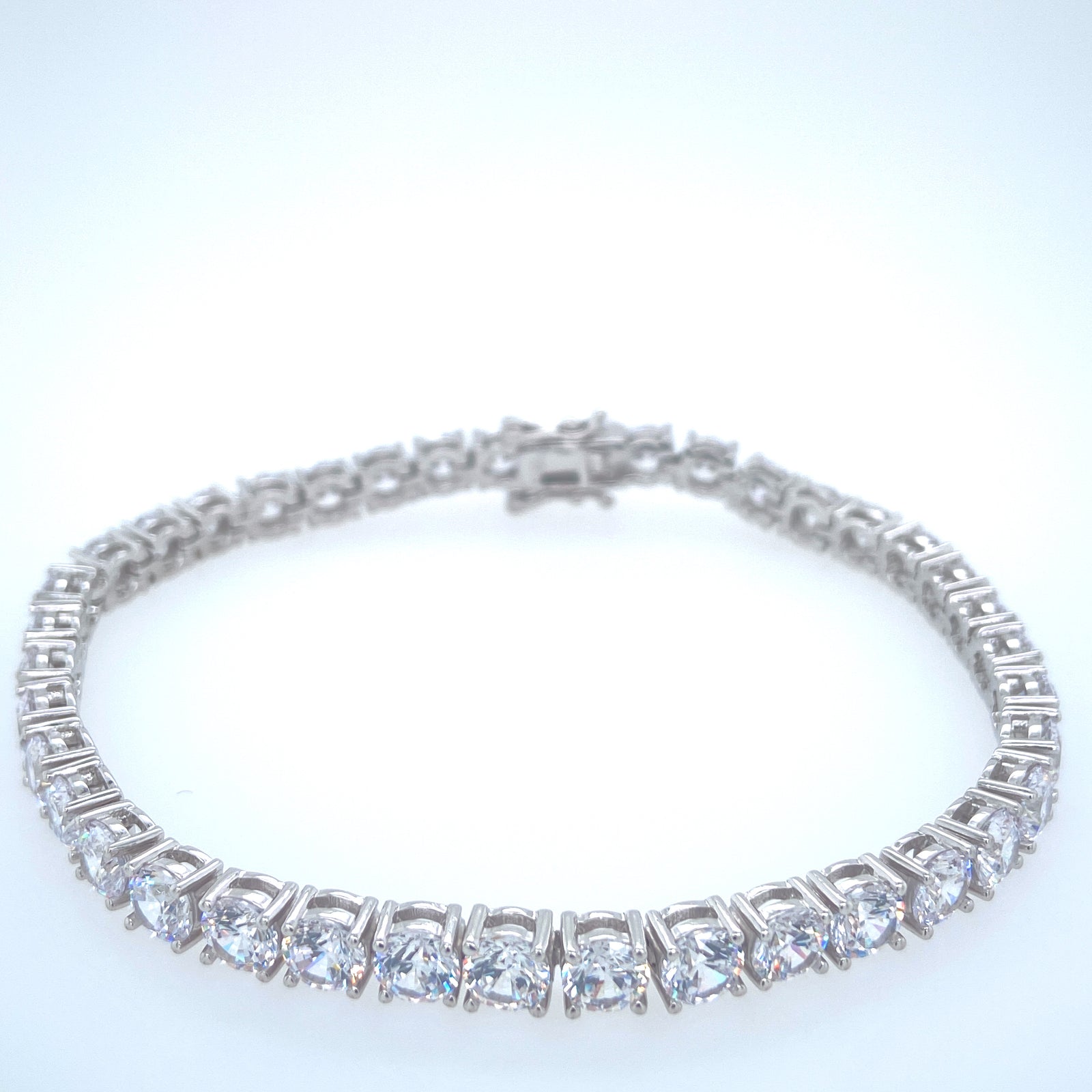4mm Cz 925 Bracelet