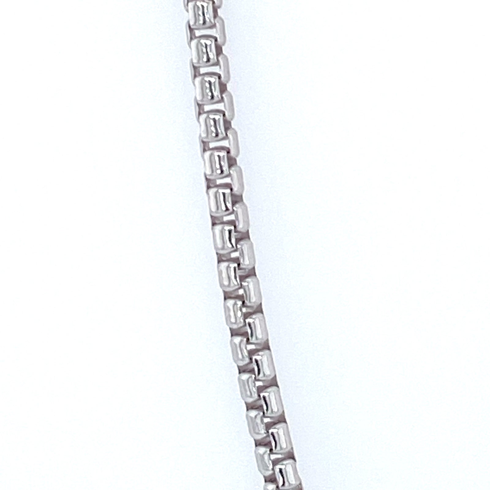 Sterling Silver Oxidized Round Box 035 Chain