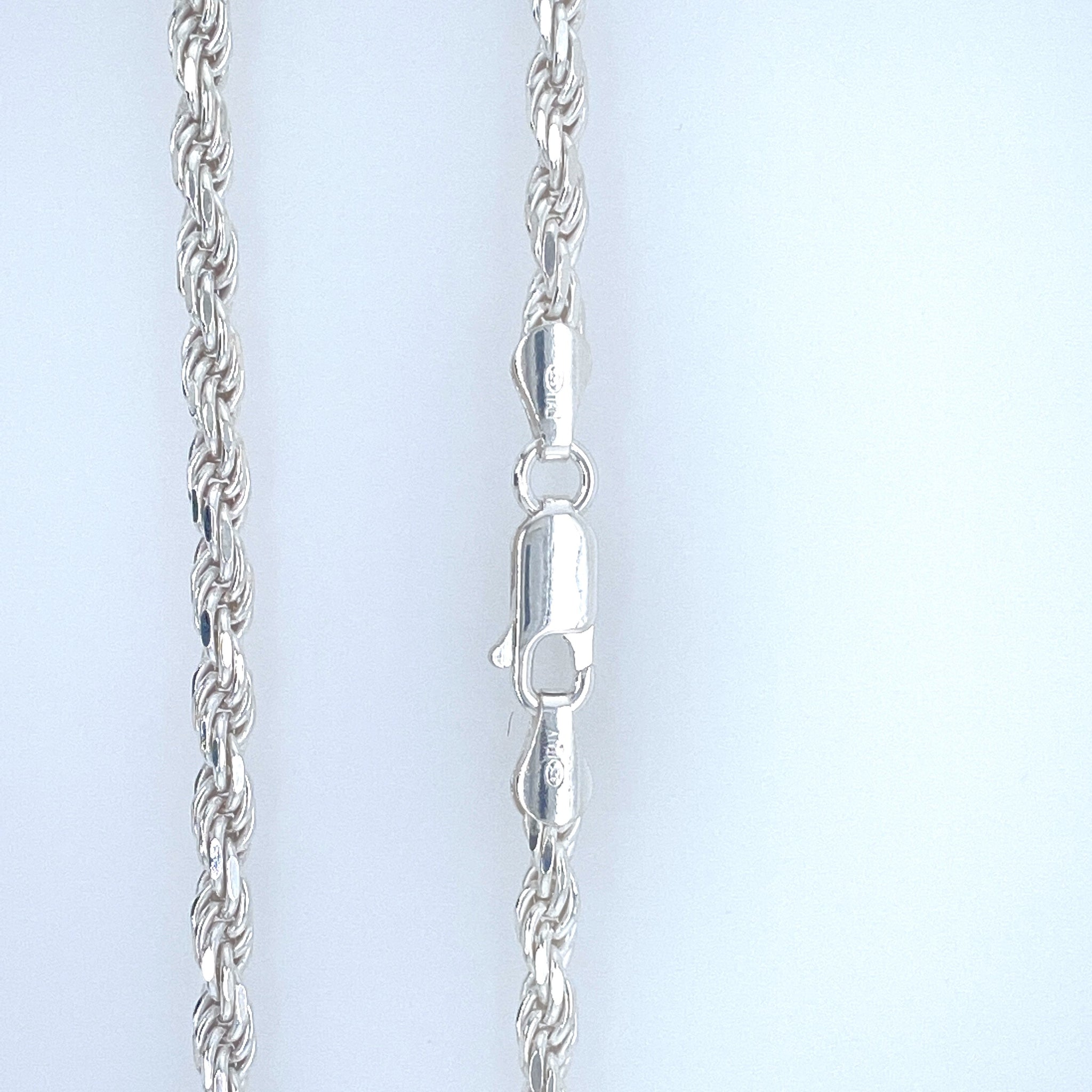 Sterling Silver Rope Chain - Silver Mountain Jewelry Co